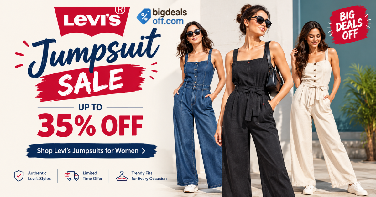 Levi's jumpsuit sale up to 35% off fashion deal